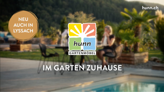 Im Garten zuhause - mit hochwertigen Gartenmöbel von Hunn